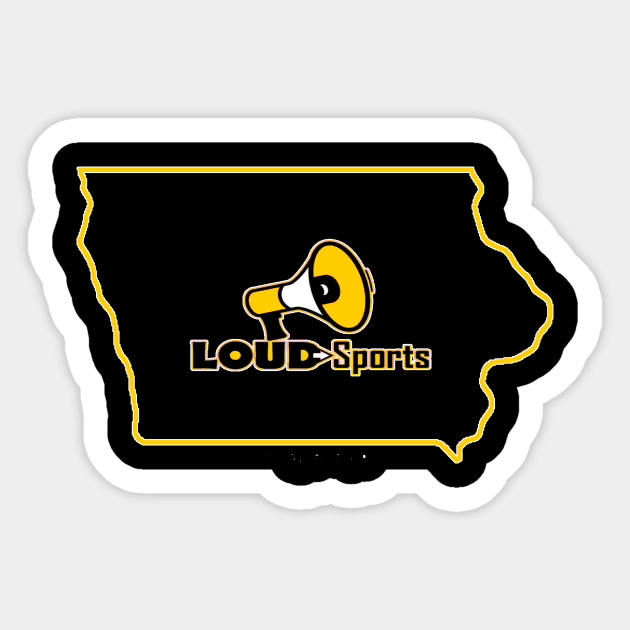 Loud Sports Hawkeye Sticker by loudsports